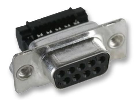9 Pin Unthreaded IDC D-Sub Socket