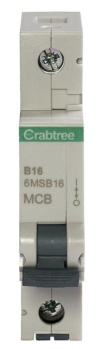 Loadstar Single Pole MCB, B Curve, 6kA