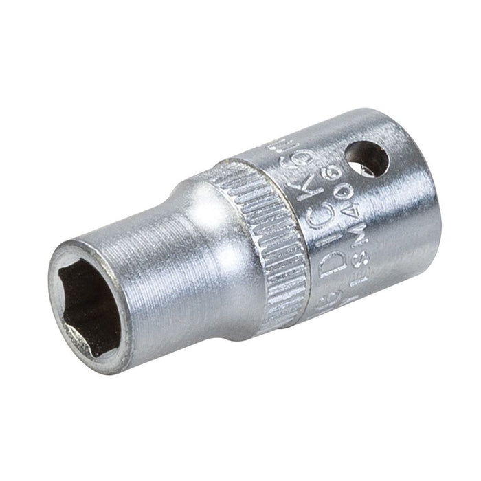 Socket SD 1/4" Metric 6pt