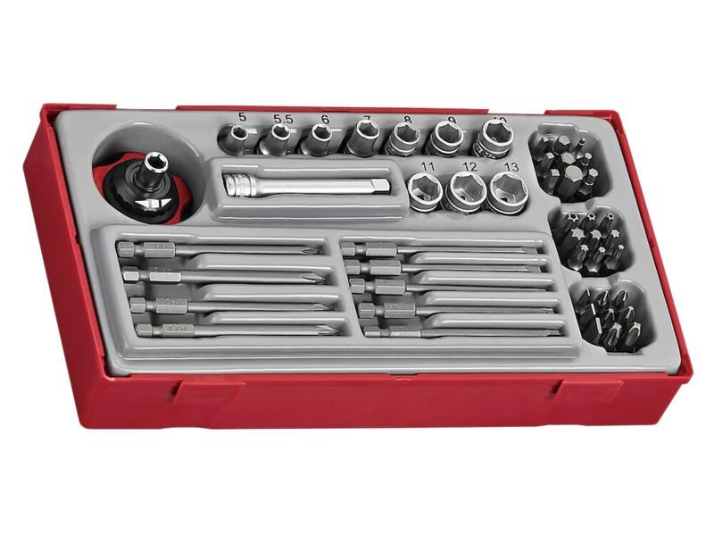 1/4in Socket & Bit Set, 48 Piece