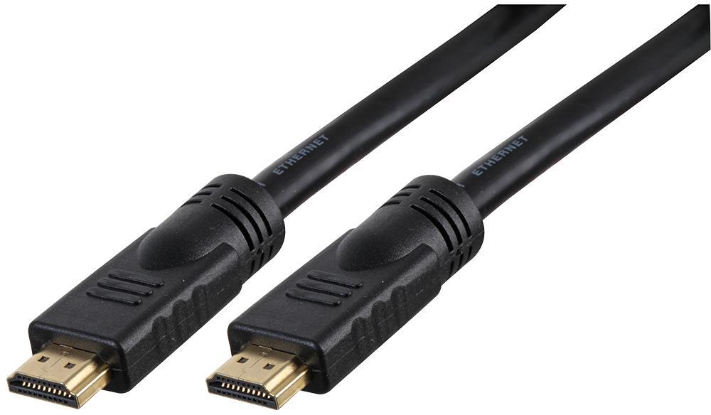 High Speed HDMI Lead with Ethernet Male to Male Gold Plated