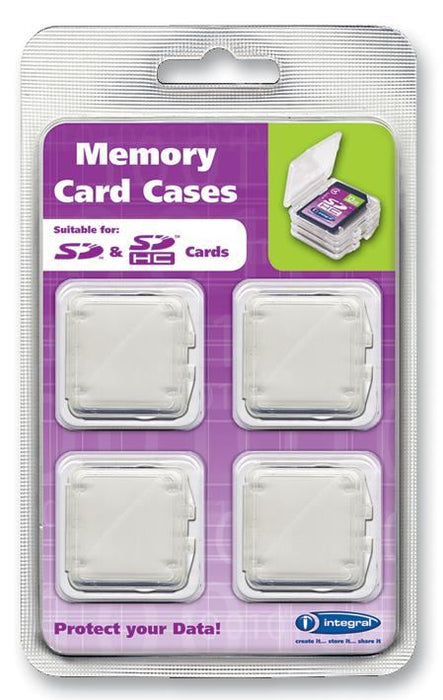 SD Memory Card Cases, 4 Pack