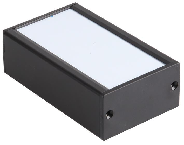 Black Aluminium and ABS Enclosure with EMI/ RF Shielding