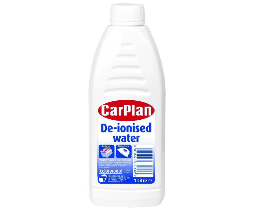 CARPLAN - De-Ionised Water, 1 Litre