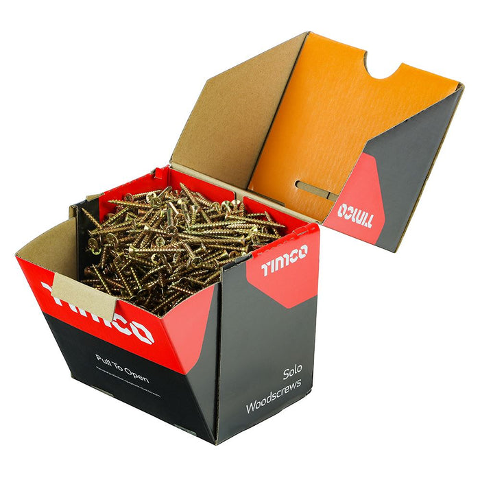 Solo Double Countersunk Woodscrew Industry Bulk Pack - 1000 Pieces