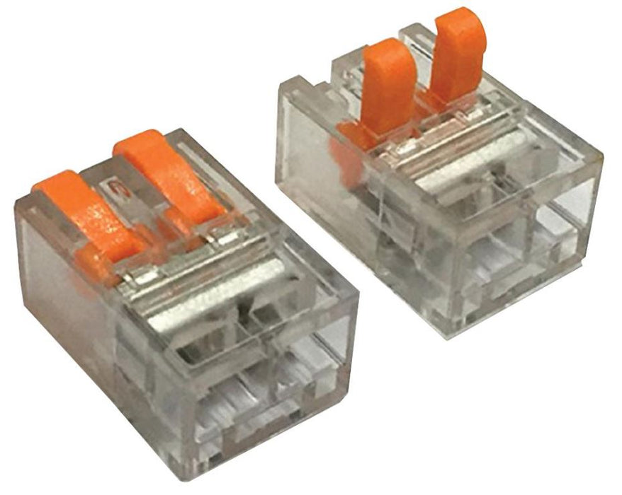 2-Pole Terminal Block / Splicing Connector with Kwik Lever, 4mm, 450V AC, 32A