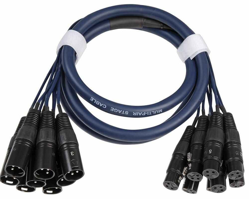 8 Way XLR Male to Female Loom