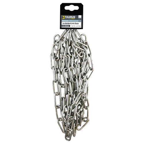 Welded Link Chain Hot Dipped Galvanised