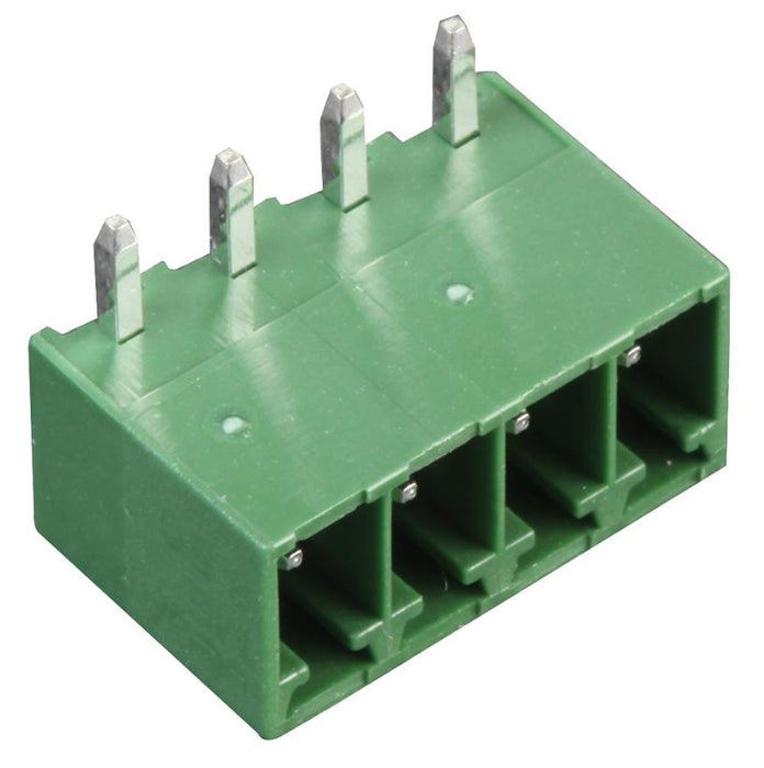 3.5mm Pluggable Terminal Block Header, 4 Way, Right Angle, 12A