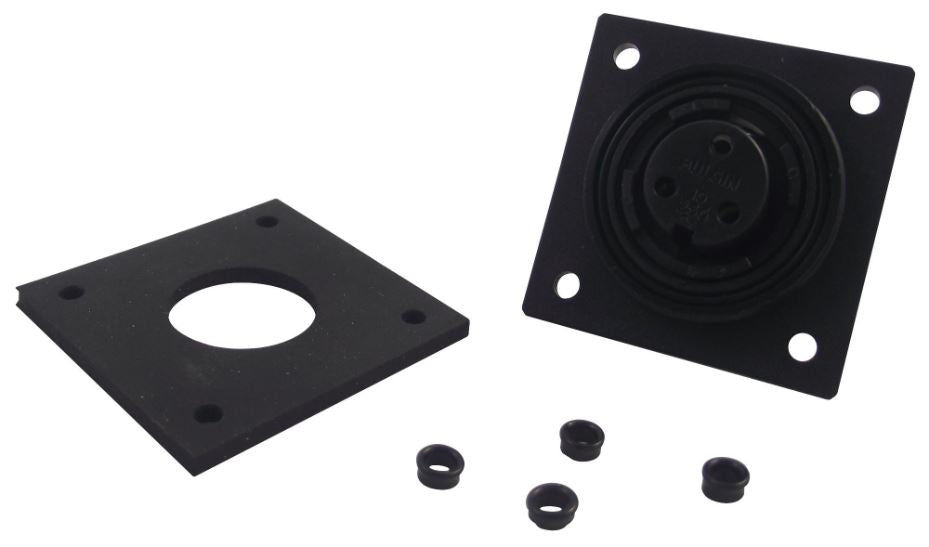 Socket Flange Mount 3 Way