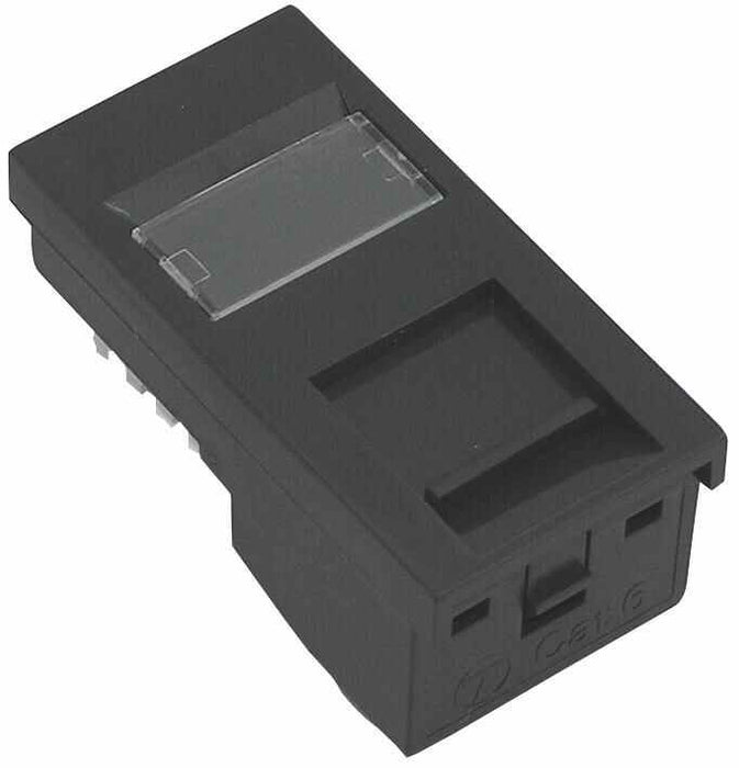 TUK - Cat6 UTP Outlet Black