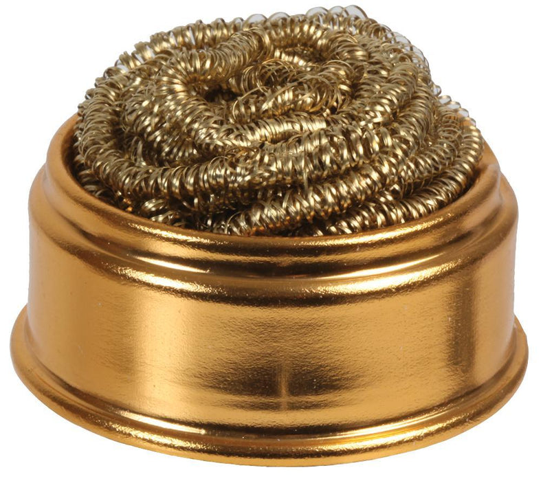 Brass Wool Soldering Tip Cleaning Ball with Dish