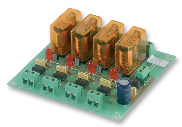 12V 4-Channel Isolated IO SPDT Relay Board Module