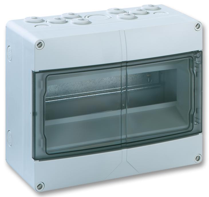 IP65 Polystyrene 12 Way Distribution Box, 200x250x122mm (LxWxH)