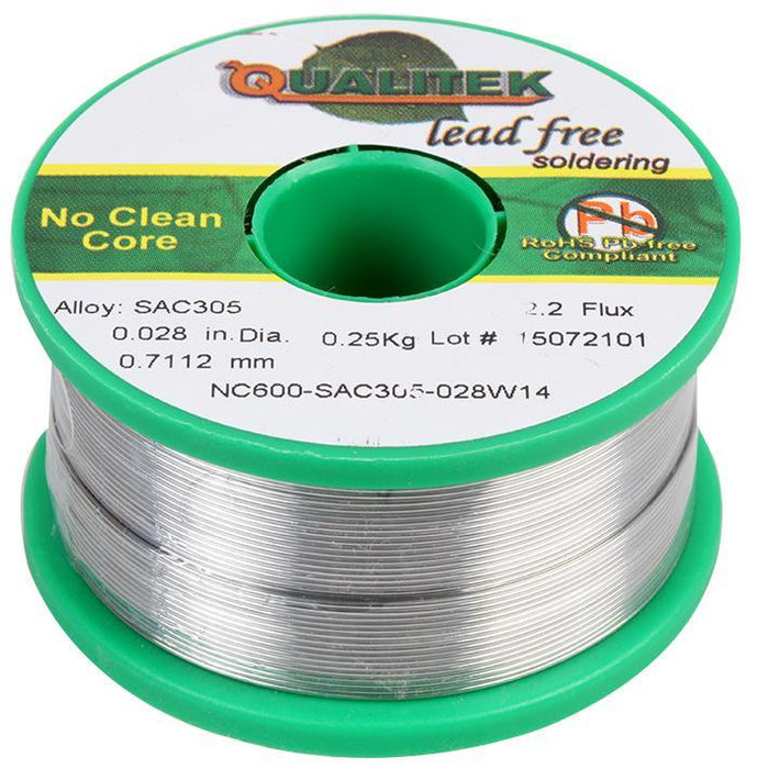 Cored Lead Free Solder Wire, No-Clean, 250g