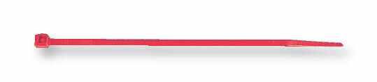 Standard T Nylon Cable Ties Red 2.5mm 100 Pack