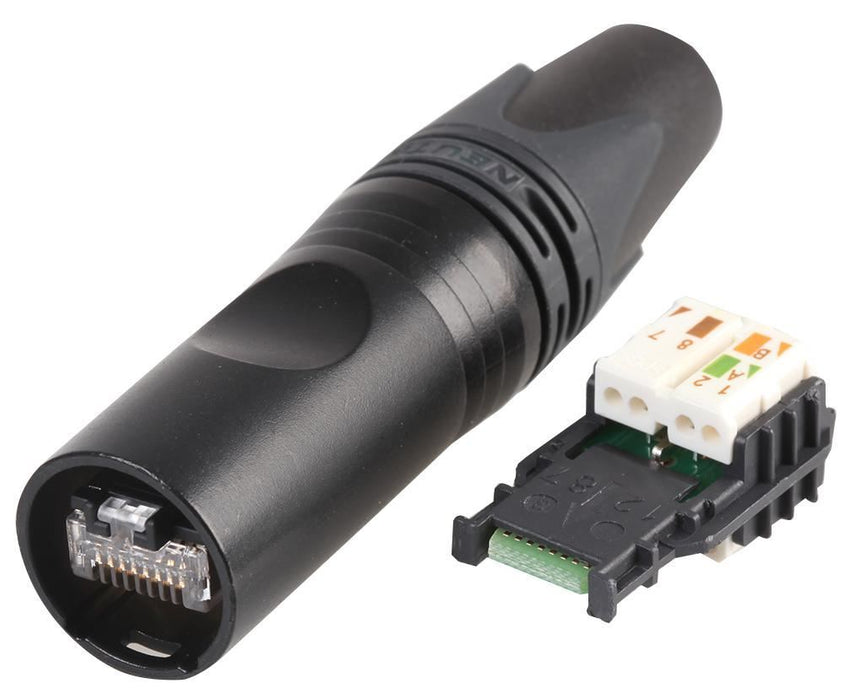 Cat6A Ethercon Connector, Black