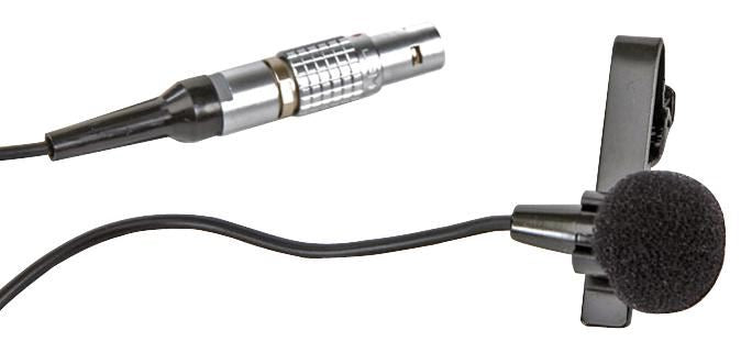 Lavalier Microphone, 4 Pin Lemo Plug