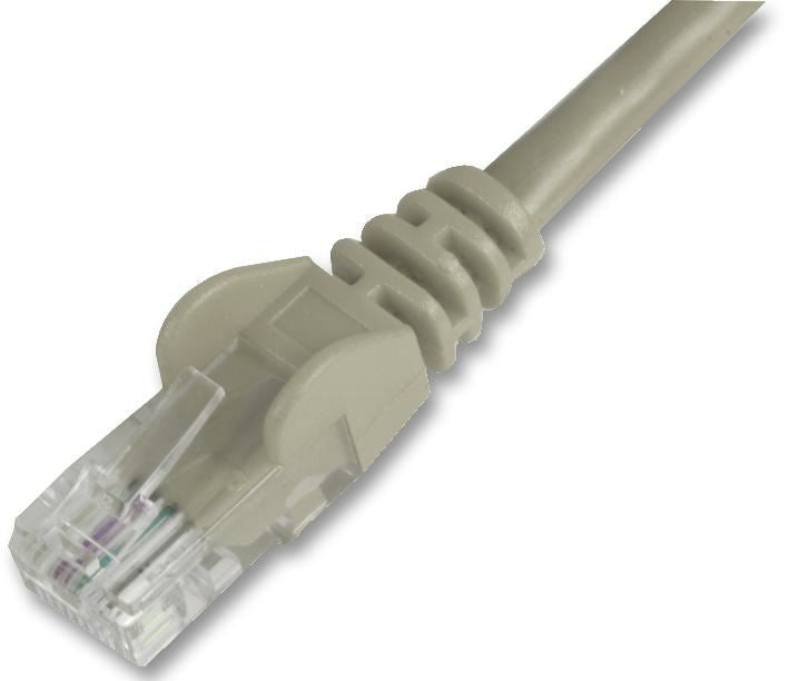 0.5m Grey Cat5e Snagless UTP Ethernet Patch Lead