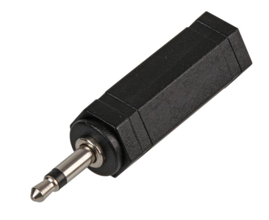 6.35mm (1/4") Jack Socket to 3.5mm Jack Plug Adaptor