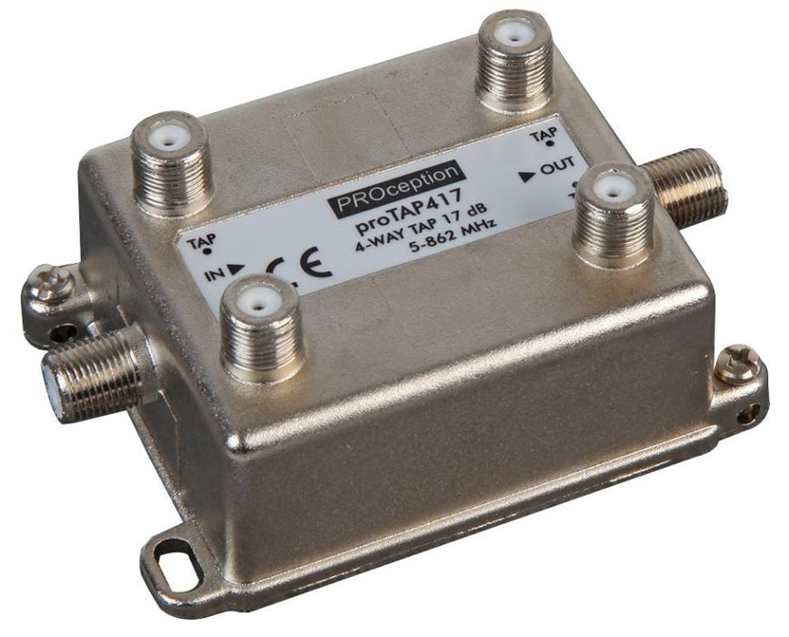 4-Way RF Network Tap, 17dB