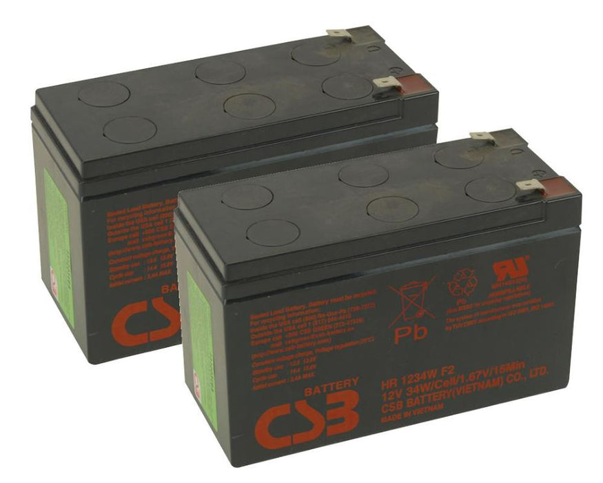 12V 34W Sealed Lead Acid Rechargeable Battery 2 Pack