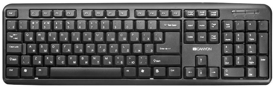 Wired USB Keyboard, Black