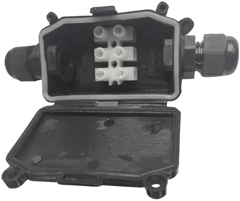 Waterproof Box Terminal Block, Black, IP65