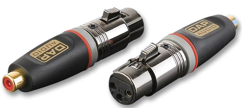 3 Pin XLR to Phono (RCA) Adaptor