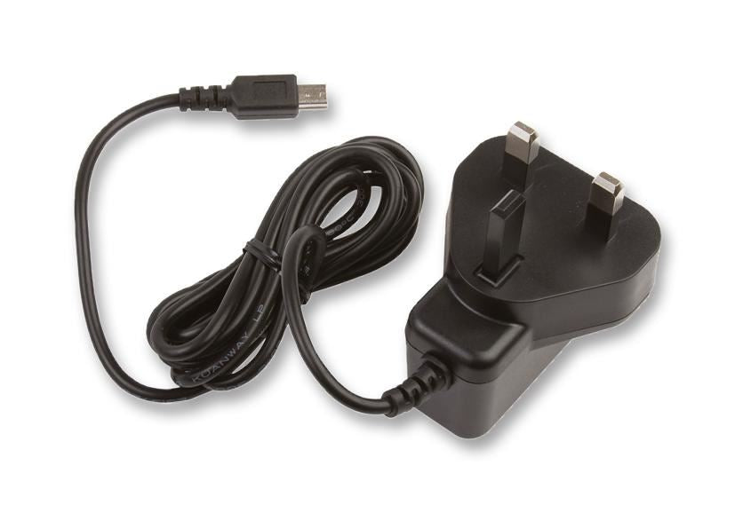 1A, USB Mains Charger (Level VI) with built in Mini USB Lead