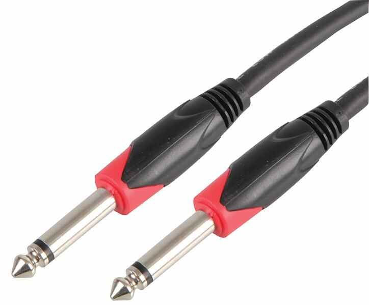 6.35mm (1/4") 2P Jack Plug to Plug Lead