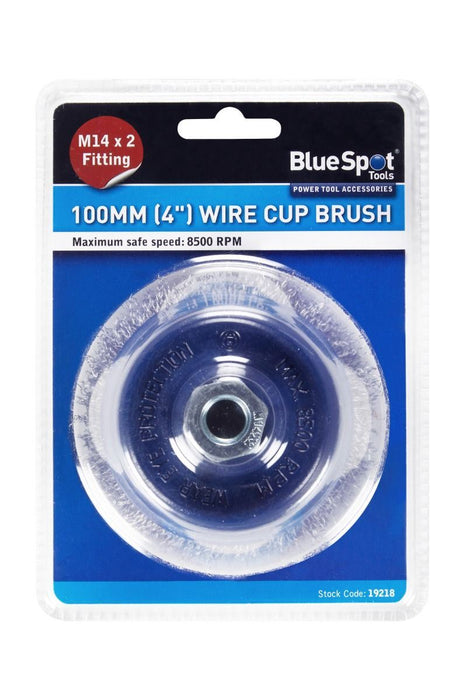 100mm (4") M14 x 2 Wire Cup Brush