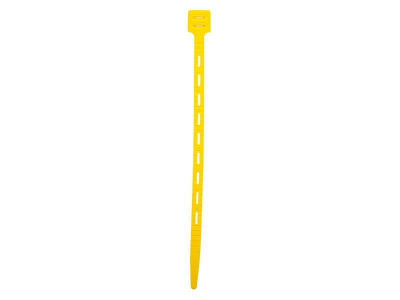 Duck Max Strength™ Reusable Tie Straps Yellow 14in (Pack 2)