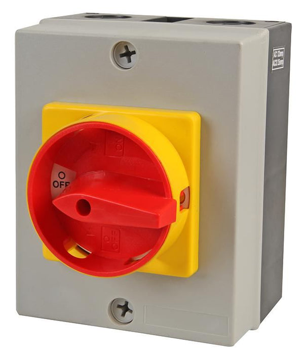 Boxed Isolator, 3P+N, IP65, 32A