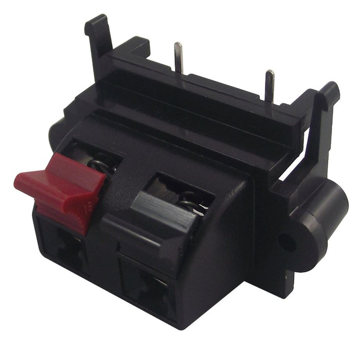 2-Pole Spring Terminal Speaker Connector