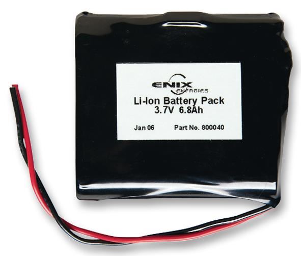 1S1P 3.75V 6800mAh Li-Ion Battery Pack