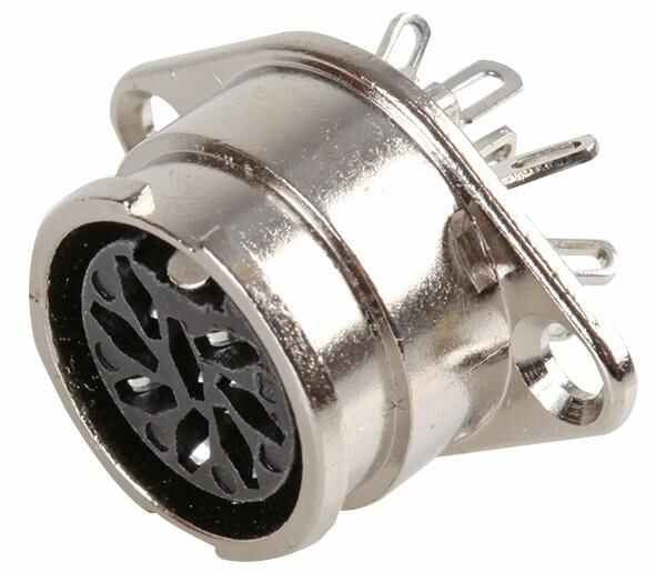 8 Pin Chassis Socket