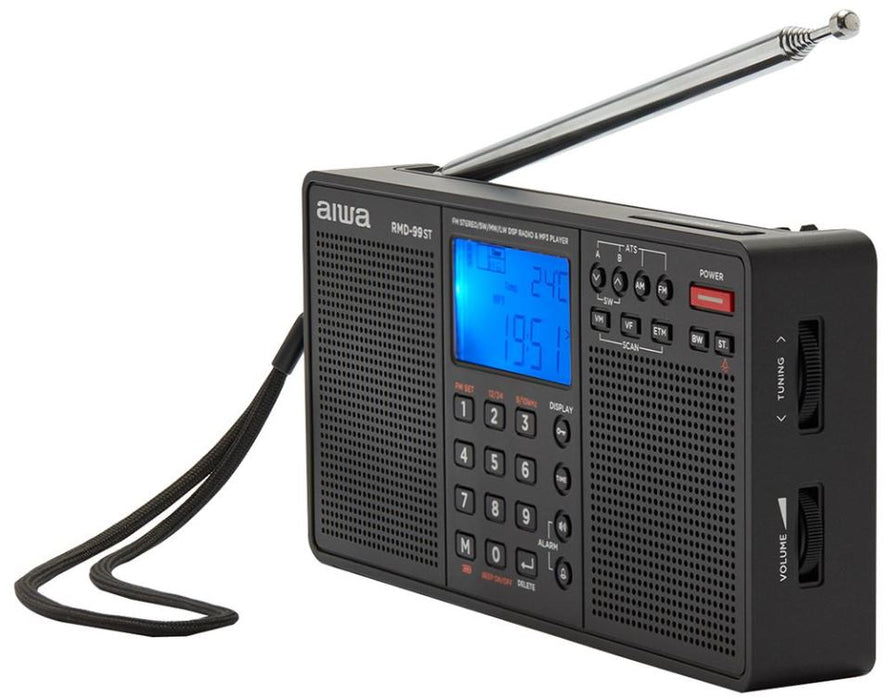 Portable Stereo Multiband Radio with AUX/SD