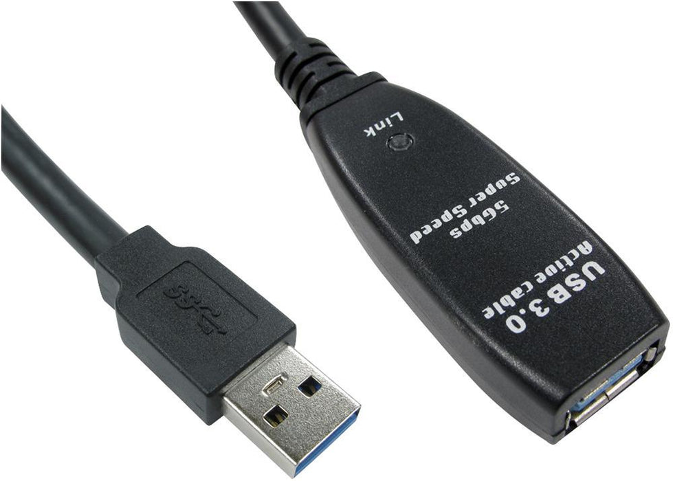 10m USB 3.0 Active Extension Lead