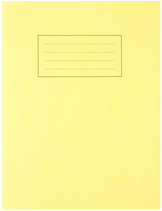229x178mm Lined Yellow Exercise Book - 80 Pages