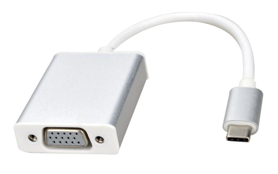 USB-C Male to Full HD 60Hz VGA Female Adaptor