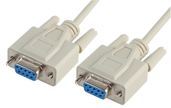 2m 9 Way DTE Type Serial Female to Female Lead
