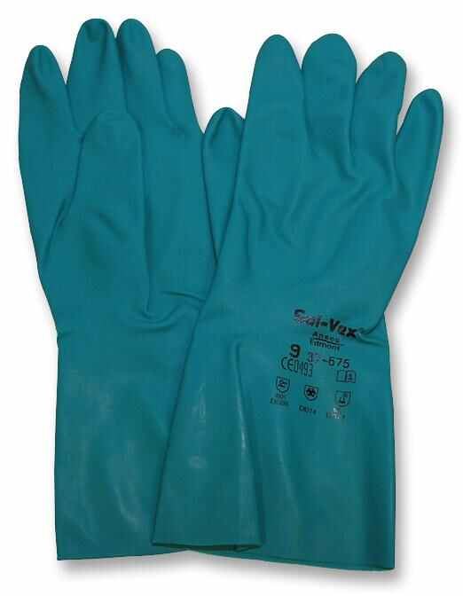 Super Nitrile Industrial Rubber Gloves - Large