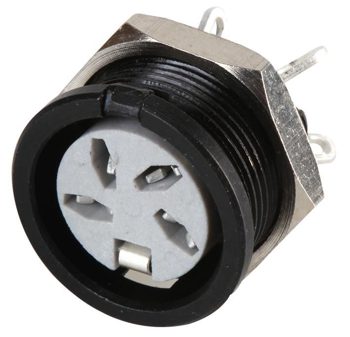 Circular Inner Wall Socket Circular DIN Socket — StampyTools