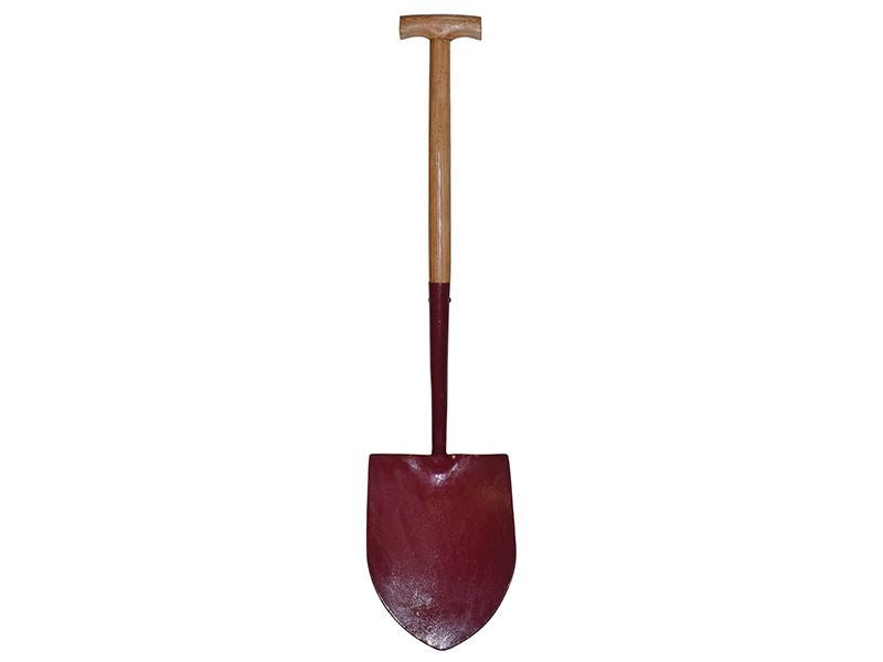 Solid Socket Shovel Round No.2 T-Handle