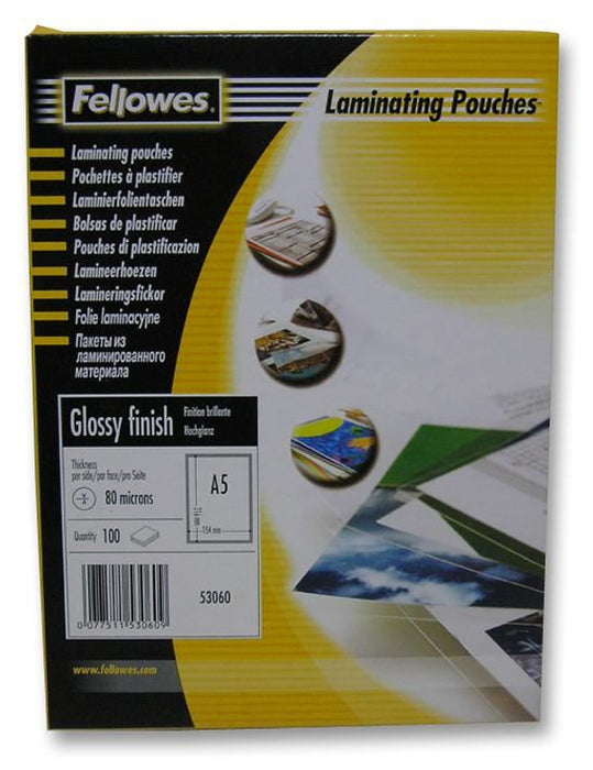 A5 80 Micron Laminating Pouches - Pack of 100
