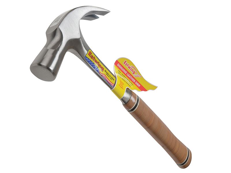 Curved Claw Hammer, Leather Grip