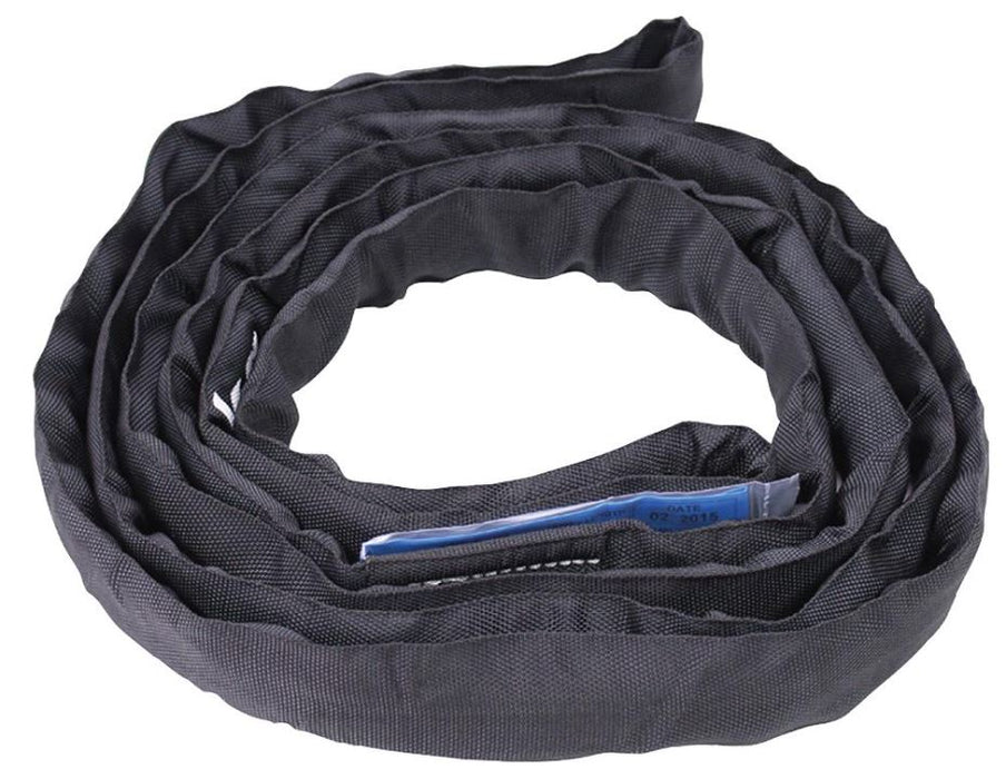 1ton 3m Black Polyester Round Sling for Lifting and Rigging - RIGG004