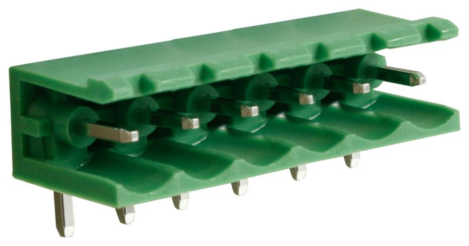 5mm Horizontal Pluggable Terminal Block Header, 6-Pole, 15A