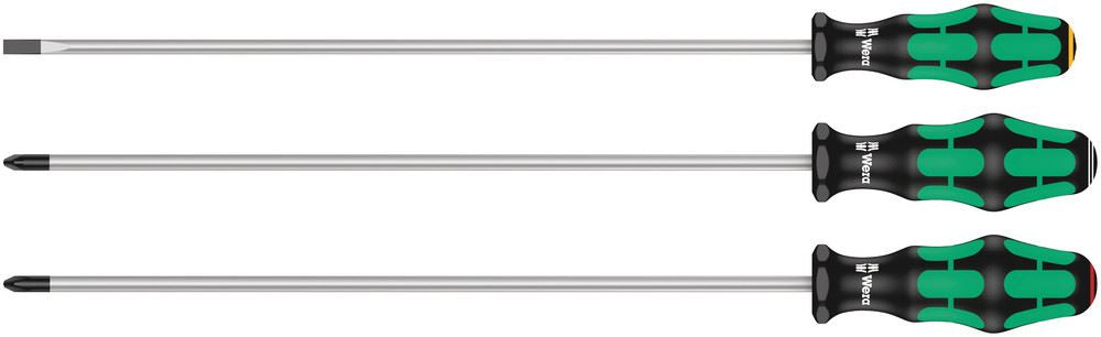 335/350/355/3 Screwdriver set Kraftform Plus 300 mm-long blades, 3 pieces - 05347735002